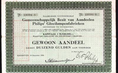 Afschaffing aandelen aan toonder per 1 juli 2019