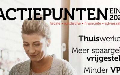 Actiepunten eind 2020